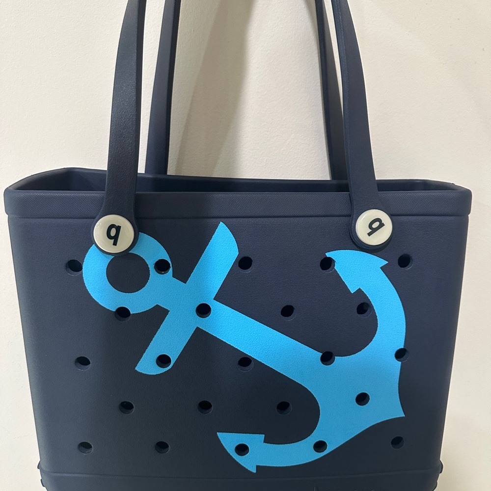 Blue Bogg Nautical Medium Anchor Tote Bag with 3 pouches